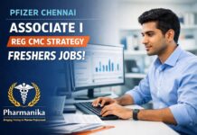 Associate I Reg CMC Strategy LEC at Pfizer Chennai | 0–1 Yr Associate I Reg CMC Strategy LEC at Pfizer Chennai | 0–1 Yr
