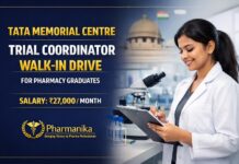 Govt Job at Tata Memorial Centre | Trail Coordinator Role for Pharmacy Graduates Govt Job at Tata Memorial Centre | Trail Coordinator Role for Pharmacy Graduates