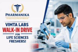 Walk-In Life Sciences Freshers at Vimta Cherlapally | Fresher Walk-In Life Sciences Freshers at Vimta Cherlapally | Fresher