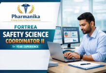 Pharmacovigilance job at Fortrea | pharmacy graduate eligible Safety Science Coordinator II at Fortrea Bangalore | 1+ Yr