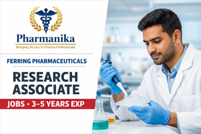 Research Associate Analytical Development at Ferring Hyderabad | 3–5 Yrs