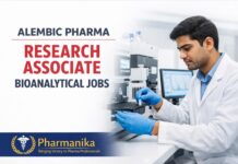 Alembic Pharma Hiring Pharmacy Graduates | Research Associate – Bioanalytical Role Alembic Pharma Hiring Pharmacy Graduates | Research Associate – Bioanalytical Role