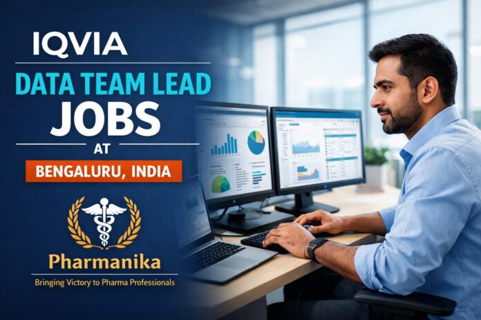 IQVIA Hiring Pharmacy Graduates | Entry Level Data team Role