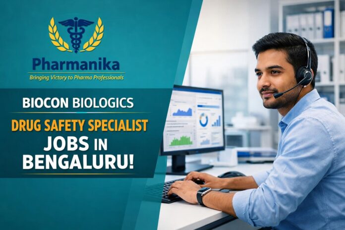 Pharmacovigilance Job at Biocon | Pharmacy graduates Eligible
