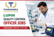 Quality Control Job at Lupin | Pharmacy Graduates Eligible Quality Control Job at Lupin | Pharmacy Graduates Eligible