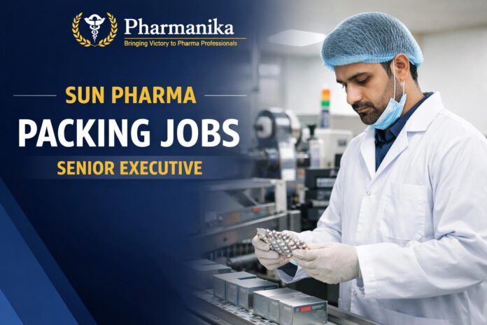 Sun Pharma hiring pharmacy graduates. Packing job opening Sun Pharma hiring pharmacy graduates. Packing job opening