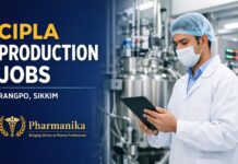 Junior Officer – Production at Cipla Rangpo Sikkim | 3–4 yrs | Formulation Production | Apply Online Junior Officer – Production at Cipla Rangpo Sikkim | 3–4 yrs | Formulation Production | Apply Online