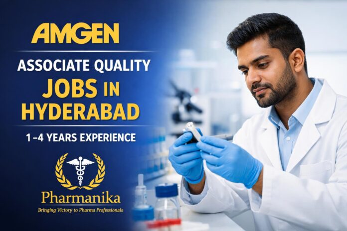 Associate Quality Complaints at Amgen Hyderabad | Medical Devices / Quality | 1–4 yrs | Apply Online