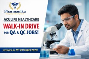 Aculife Healthcare Opens Walk-in drive | Pharmacy Graduates Eigible Aculife Healthcare Opens Walk-in drive | Pharmacy Graduates Eigible