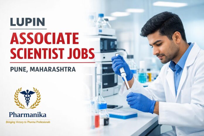 Lupin Hiring Associate- Scientist Role | Pharmacy Graduates | Apply Online