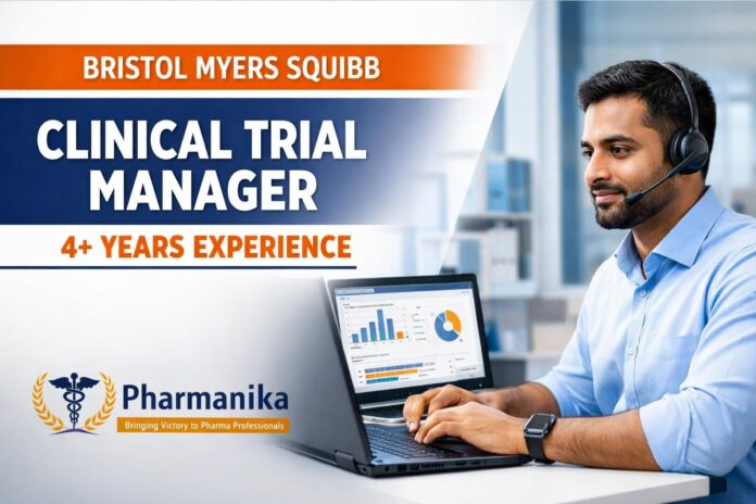 Clinical Trial Manager at Bristol Myers Squibb Mumbai | 4+ Yrs | R1606709 Clinical Trial Manager at Bristol Myers Squibb Mumbai | 4+ Yrs | R1606709