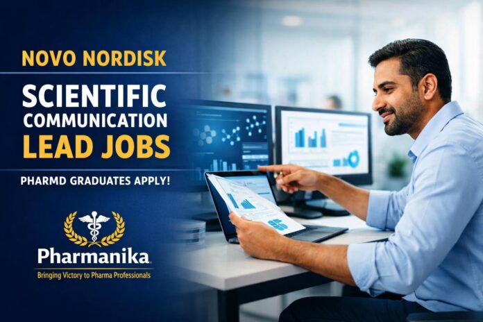 Novonordisk Hiring Scientific Communication lead Role | PharmD Graduates Apply