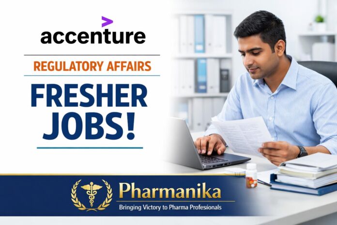 Accenture Hiring Pharmacy Graduates | Regulatory Affairs Role