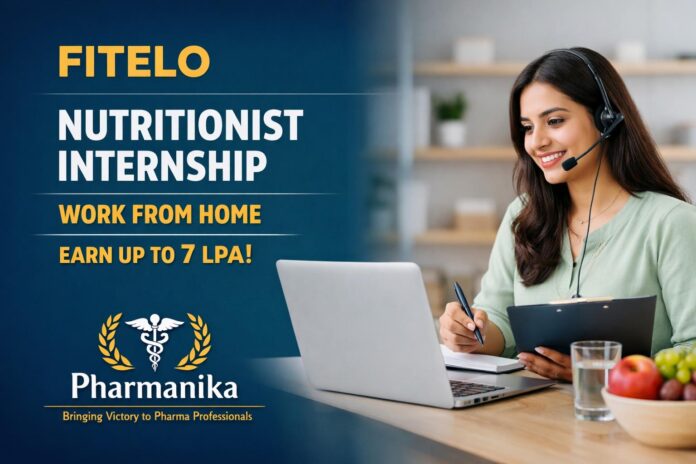 Internship Opportunity at Fitelo | Pharmacy Graduates Eligible