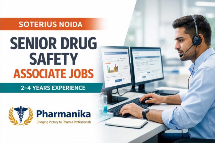 Senior Drug Safety Associate at Soterius Noida | Clinical Safety & PV | 2–4 Yrs | Apply Online Keka 162949 Senior Drug Safety Associate at Soterius Noida | Clinical Safety & PV | 2–4 Yrs | Apply Online Keka 162949