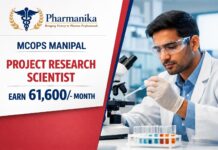 Project Research Scientist-I (Non-Medical) at MCOPS Manipal | ICMR Vitamin D Liquid Crystal Biosensor | Apply by 4 Oct | Earn Rs 61,600/- Project Research Scientist-I (Non-Medical) at MCOPS Manipal | ICMR Vitamin D Liquid Crystal Biosensor | Apply by 4 Oct | Earn Rs 61,600/-