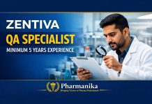 QA Specialist at Zentiva Ankleshwar | Min 5 Yrs Quality Assurance | Workday R2469647 QA Specialist at Zentiva Ankleshwar | Min 5 Yrs Quality Assurance | Workday R2469647