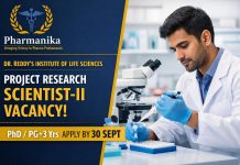 Project Research Scientist-II at DRILS Hyderabad | ICMR miRNA | PG+3y / PhD | Apply by 30 Sep Project Research Scientist-II at DRILS Hyderabad | ICMR miRNA | PG+3y / PhD | Apply by 30 Sep