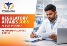 Regulatory Affairs Job at Sun Pharma | Pharma Graduates Eligible! Regulatory Affairs Job at Sun Pharma | Pharma Graduates Eligible!