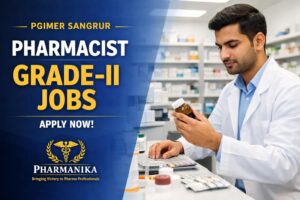 Pharmacist Grade-II at PGIMER Satellite Centre Sangrur | Direct Recruitment | Apply by 19 Oct Pharmacist Grade-II at PGIMER Satellite Centre Sangrur | Direct Recruitment | Apply by 19 Oct