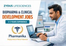 Zydus Hiring Pharmacy Graduates | Biopharmaceutics & Clinical Development Role Zydus Hiring Pharmacy Graduates | Biopharmaceutics & Clinical Development Role