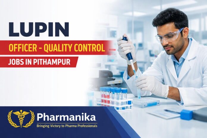 Lupin Hiring Officer-Quality Control Role | Pharmacy Graduates | Apply Now Lupin Hiring Officer-Quality Control Role | Pharmacy Graduates | Apply Now