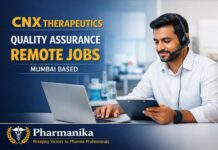 CNX Therapeutics Executive, Quality Assurance | Mumbai Fully Remote | 1+ Years | Life Sciences / GMP | Apply Online CNX Therapeutics Executive, Quality Assurance | Mumbai Fully Remote | 1+ Years | Life Sciences / GMP | Apply Online